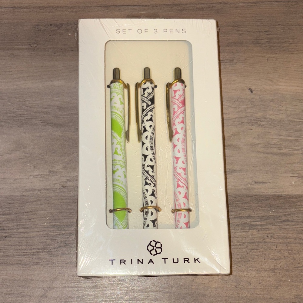 Trina Turk Vibrant Patterned Pen Trio